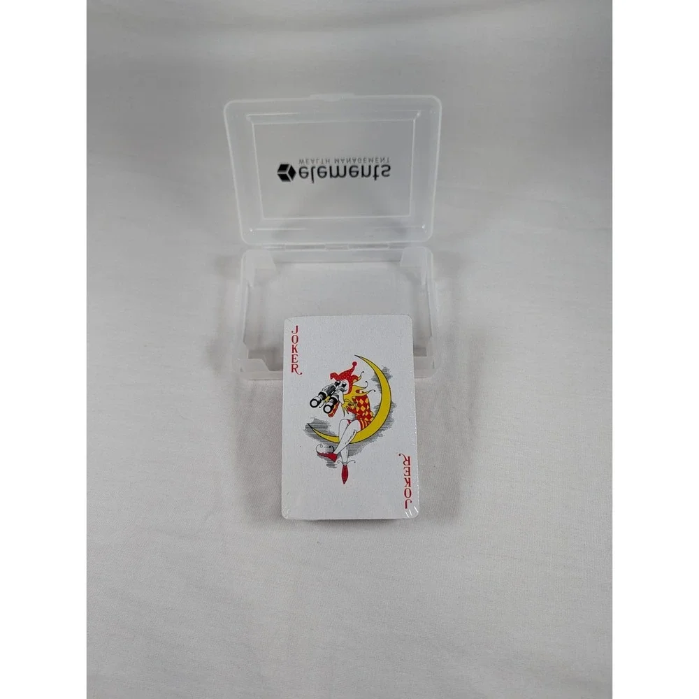 Elements Plastic Playing Card Storage Case With Sealed Playing Cards